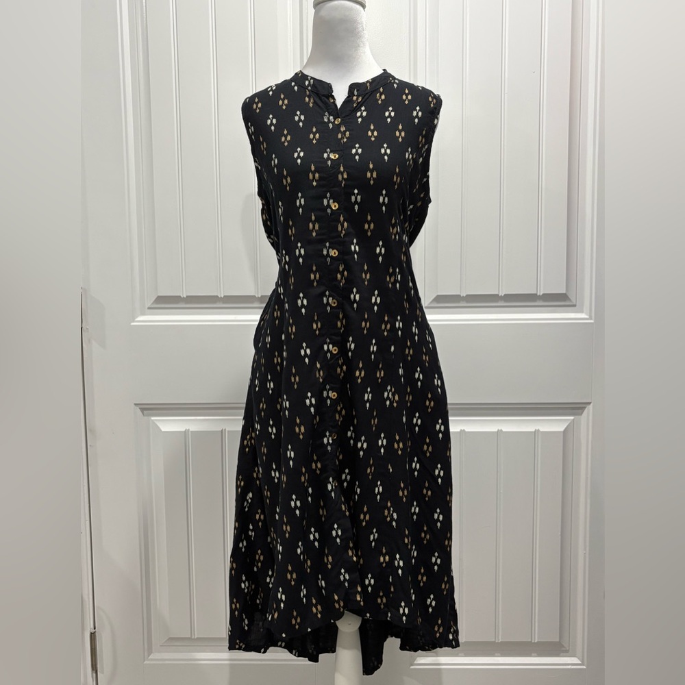 Avaasa Elegant Women Black A-Line Kurta Size L - Picture 2 of 10